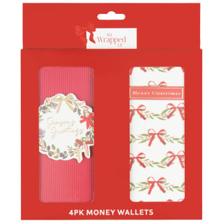 Timeless Traditions Money Wallets 4pk - Assorted