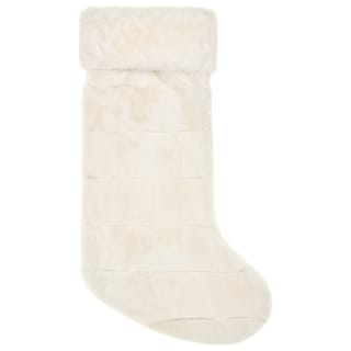 Ribbed Faux Fur Stocking