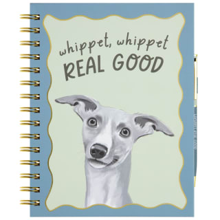 Tale of Tails Dog Notebook - Whippet