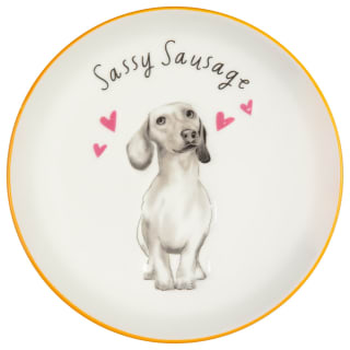 A Tale of Tails Dog Trinket Dish - Sassy Sausage