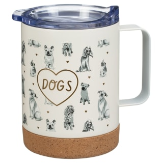 A Tale of Tails Dog Travel Flask - Dog Breeds 