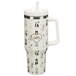 A Tale of Tails Cat Breeds Flask