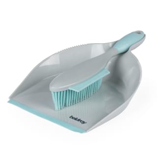 Beldray Antibacterial Rubber Head Dustpan & Brush