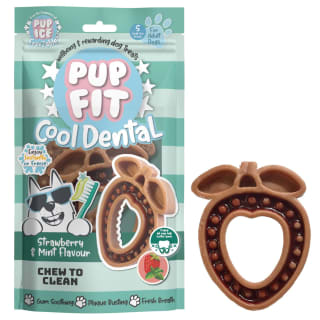 Pup Fit Cool Dental Treats 2pk - Strawberry & Mint