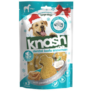 Knash Dental Superfood Chew 3pk - Peanut Butter & Coconut