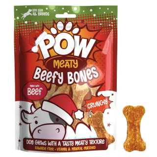 POW Meaty Beefy Bones Dog Treats