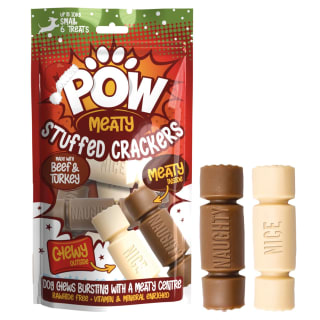 POW Meaty Stuffed Crackers Dog Treats