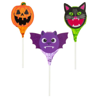 Halloween Character Felt Lollipops 24g - Assorted