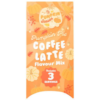 Pumpkin Season Hot Chocolate Sachets 3pk - Coffee Latte Pumpkin Pie