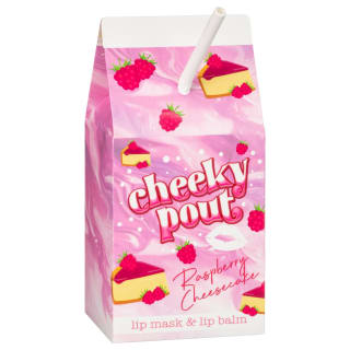 Cheeky Pout Lip Mask & Balm Carton - Raspberry Cheesecake
