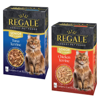 Regale Senior Cat Food 6pk - Chicken Terrine