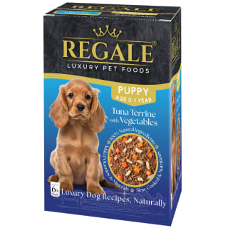 Regale Puppy Food 6pk - Tuna Terrine & Vegetables