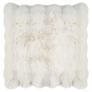 Bubble Faux Fur Cushion - Cream