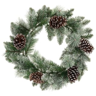 425459-60cm-dusted-wreath-with-pinecones
