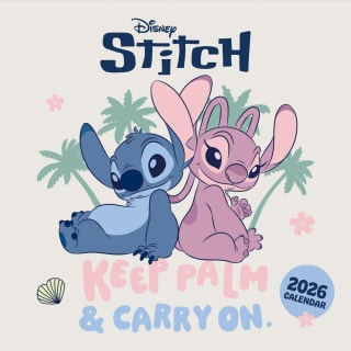 Disney Stitch Calendar 2026 - Keep Palm & Carry On