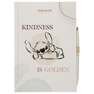 Disney Stitch Diary & Pen 2026
