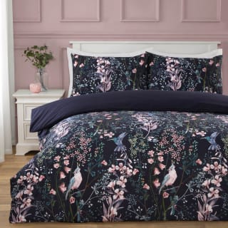 Avery Floral Printed King Size Duvet Set