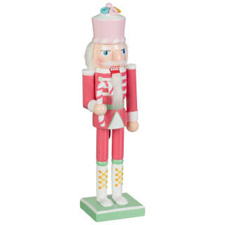 All is Bright Nutcracker Ornament 30cm - Pink