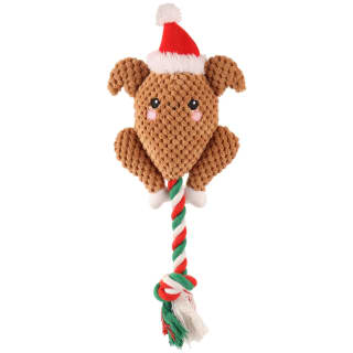 Winter Paws Christmas Rope Toy - Turkey
