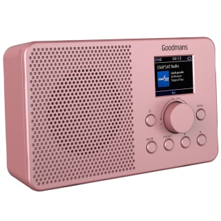 Goodmans Compact DAB Digital & FM Radio - Rose Gold