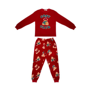 Kids Bear Christmas Pyjamas - 7-12 Years