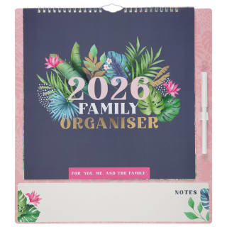 Family Organiser 2026 - Leaves