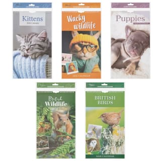 Midi Animal Calendar 2026 - Assorted