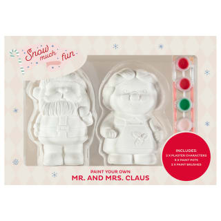Snow Much Fun Paint Your Own Mr & Mrs Claus