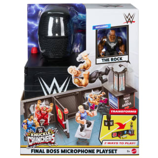 WWE Knuckle Crunchers Final Boss Microphone Playset
