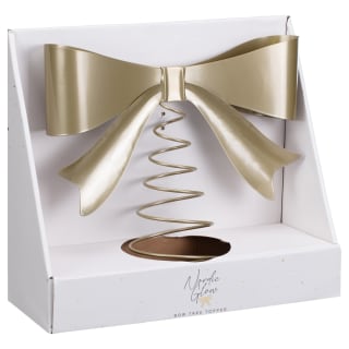 Nordic Glow Bow Tree Topper