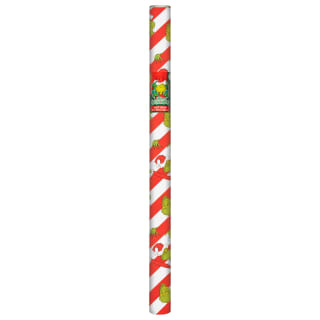 Grinch Gift Wrap 6m - Striped