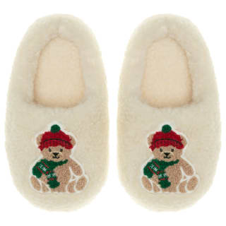Kids Bear Slippers - Sizes 10-2