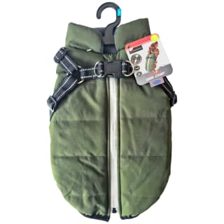 Harness Dog Coat Small - Khaki