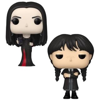 Pop! Wednesday & Morticia Vinyl Figures 2pk