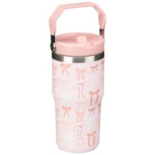 Printed Hydrate Double Wall Drinking Tumbler 550ml - Bows