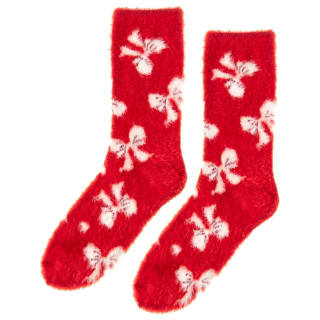 426773-xmas-bow-cosy-socks-ladies-red