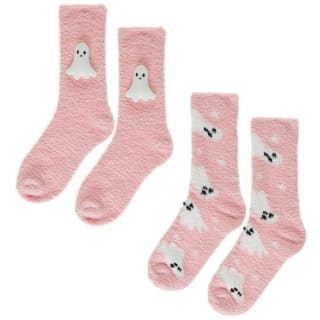 426780-ladies-2-pack-ghost-cosy-socks-pink
