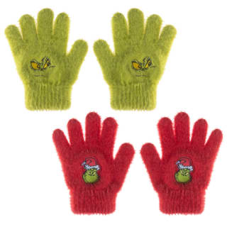 The Grinch Children's Gloves 2pk 