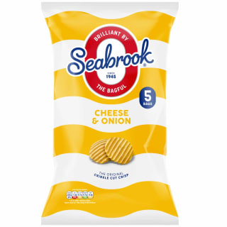 Seabrook Crisps 5pk - Cheese & Onion