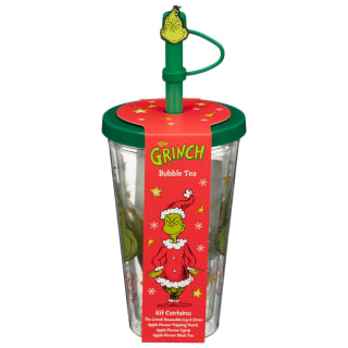 The Grinch Bubble Tea Cup & Straw Kit