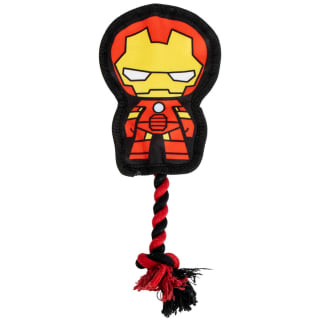 Marvel Tough Edge Dog Toy with Rope - Iron Man