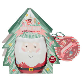 Christmas Mug & Hot Chocolate Set - Santa