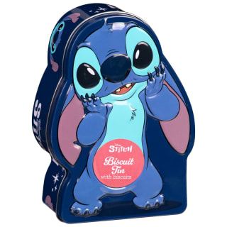 Disney Stitch Biscuit Tin & Biscuits 60g