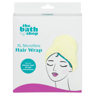The Bath Shop Collection XL Microfibre Hair Wrap - Yellow