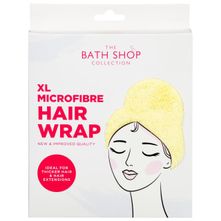 The Bath Shop Collection XL Microfibre Hair Wrap - Yellow