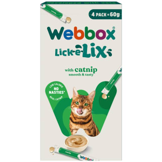 Webbox Lick-e-Lix Cat Treats 4pk - Catnip