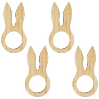Easter Bunny Napkin Rings 4pk