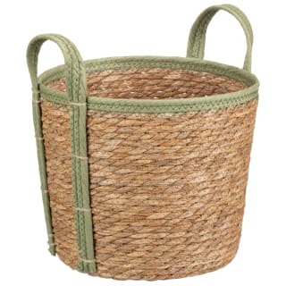 Paper & Seagrass Basket - Green