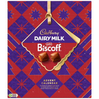Cadbury Dairy Milk & Biscoff Chunks Advent Calendar 236g