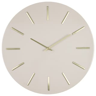 Large Metal Wall Clock - Gold